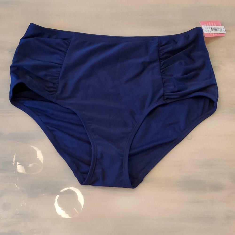 NWT Uncommon Sense XL Highrise Navy Blue Bottoms